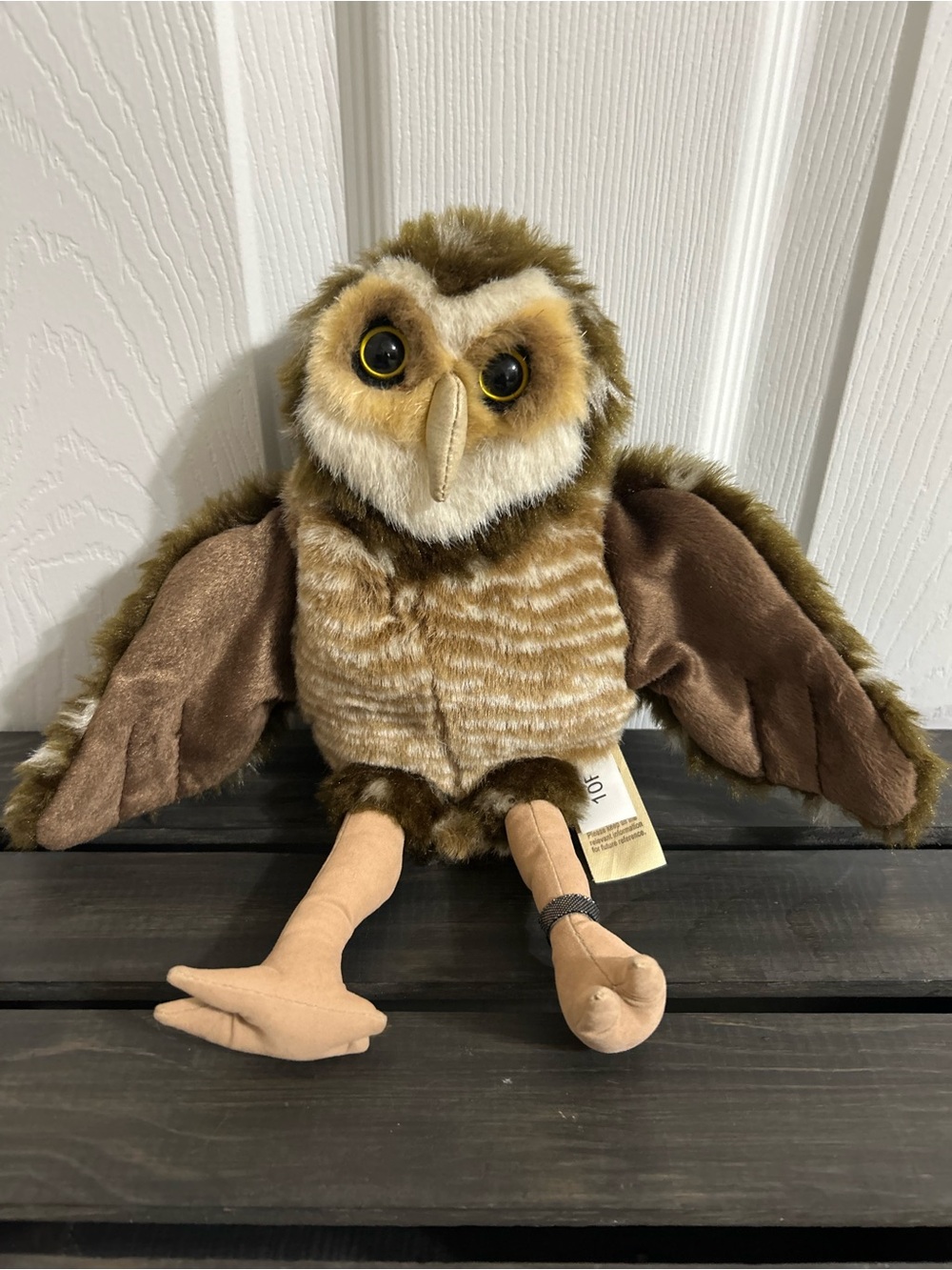 Folkmanis Burrowing Owl Hand Puppet Retired #2578 EUC